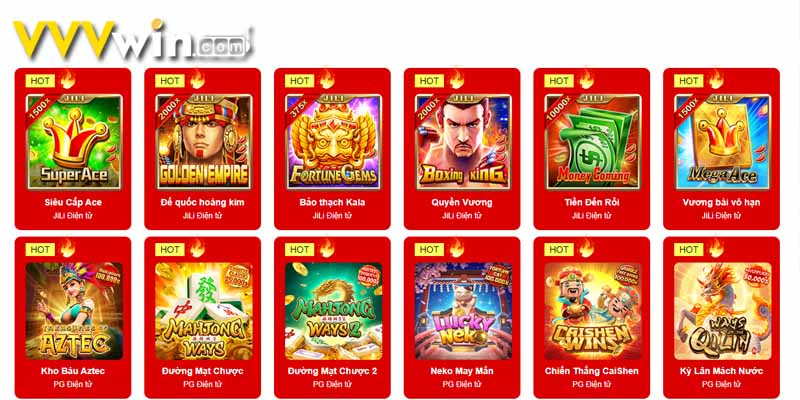 Giới Thiệu VVVWin – Nhà Cái Cá Cược Hàng Đầu Châu Á 2 ưu điểm kho game nhà cái vvvwin